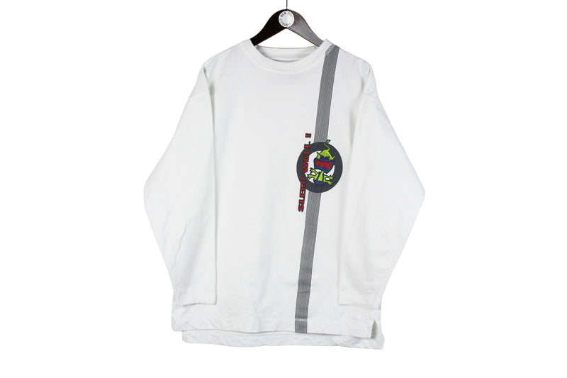 Vintage Bad+Mad Sweatshirt 3/4 Sleeve Medium