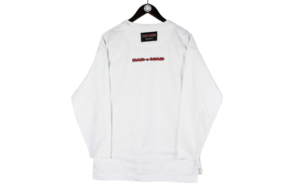 Vintage Bad+Mad Sweatshirt 3/4 Sleeve Medium