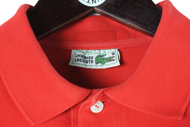 Vintage Lacoste Long Sleeve Polo T-Shirt Medium