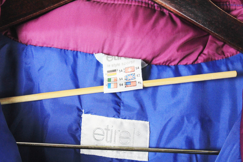 Vintage Etirel Ski Jacket XLarge