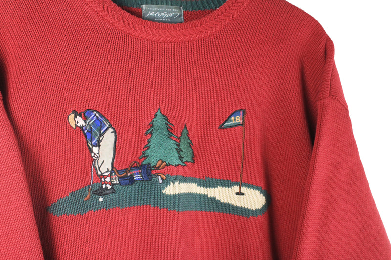 Vintage Golf Sweater Medium