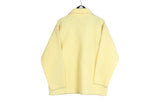 Vintage Floral Fleece Full Zip Women's Medium Oversized