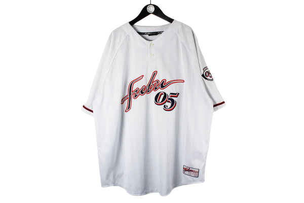 Vintage Fubu Jersey T-Shirt 4XLarge 05 retro big logo 90s hip hop oversized rap shirt