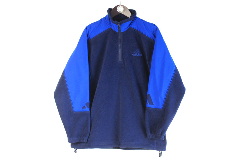 Vintage Adidas Fleece 1/4 Zip Medium