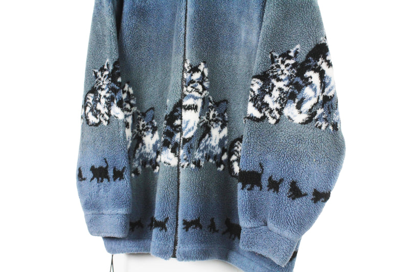 Vintage Radish Fleece Full Zip Large