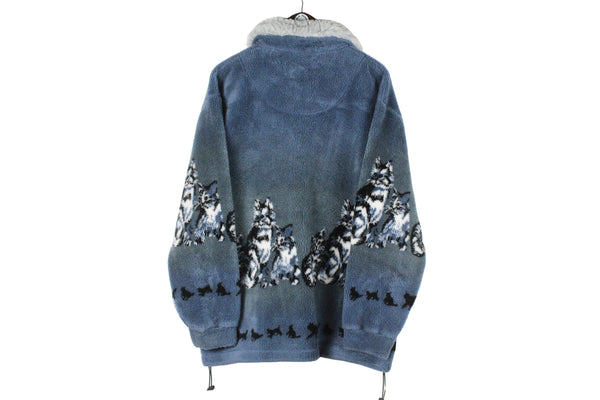 Vintage Radish Fleece Full Zip Large