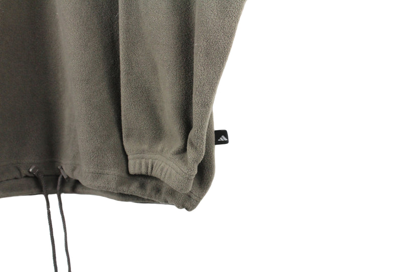 Vintage Adidas Fleece 1/4 Zip Medium / Large