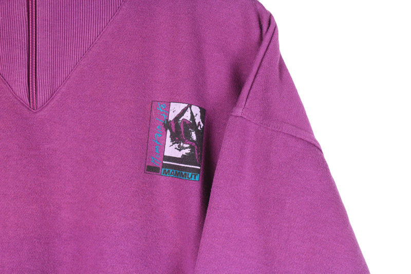 Vintage Mammut Sweatshirt 1/4 Zip Medium