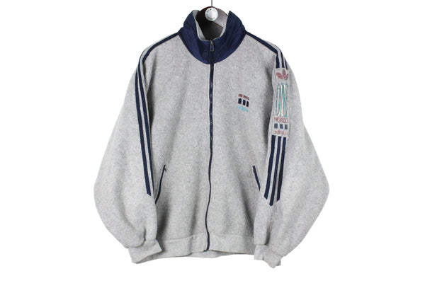 Vintage Adidas Polartec Fleece Full Zip Medium
