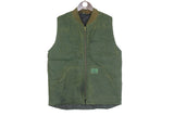 Vintage Union Alls Power House Waxed Vest Medium