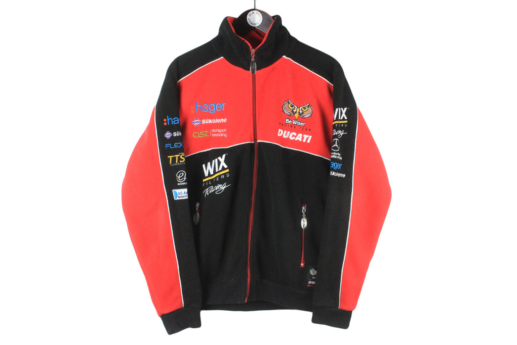 DUCATI Be Wiser Racing Team ジャケット Be Wiser Ducati Racing Team Fleece Full Zip Small / Medium – dla dushy