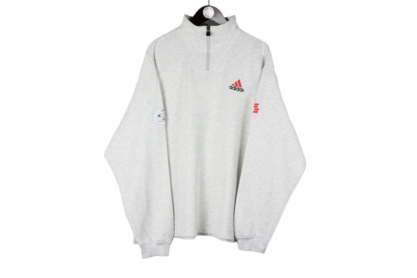 Vintage Adidas Goteborg 1999 Sweatshirt 1/4 Zip XLarge