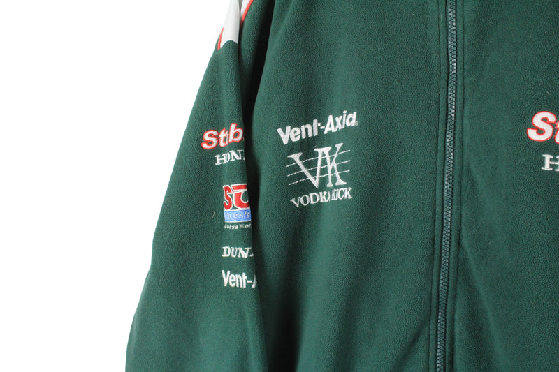 Vintage Honda Stobart Fleece Full Zip Large