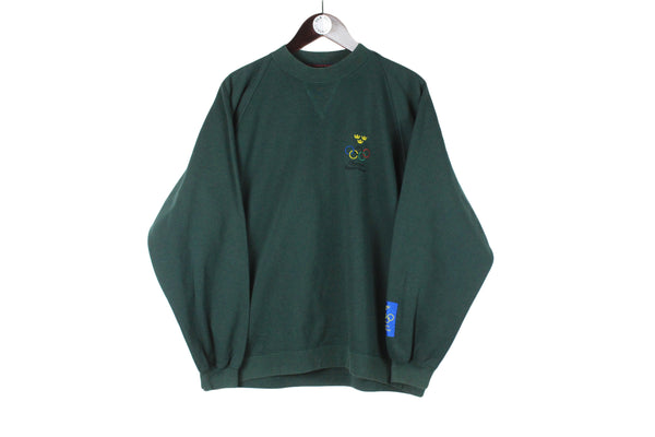Vintage Sweden Olympic Sport Team Sweatshirt Medium