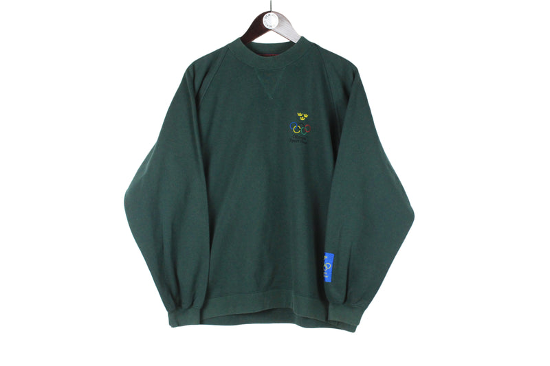 Vintage Sweden Olympic Sport Team Sweatshirt Medium