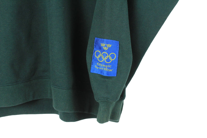 Vintage Sweden Olympic Sport Team Sweatshirt Medium