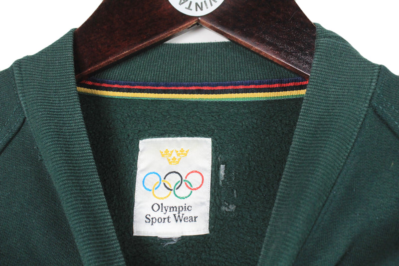 Vintage Sweden Olympic Sport Team Sweatshirt Medium