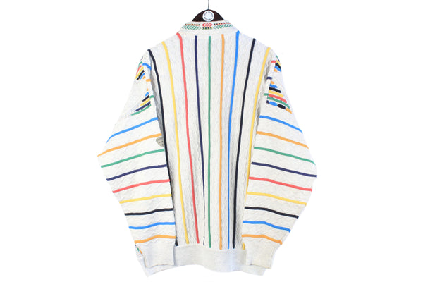 Vintage Carlo Colucci Sweater 1/4 Zip XLarge