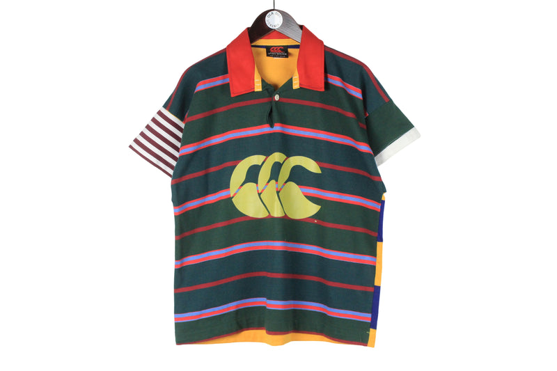 Vintage Canterbury Polo Rugby T-Shirt Large