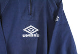 Vintage Umbro Sweatshirt 1/4 Zip Women's Medium