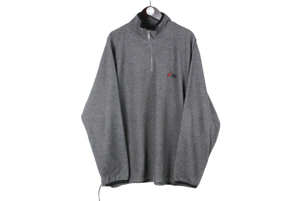 Vintage Asics Fleece 1/4 Zip XLarge