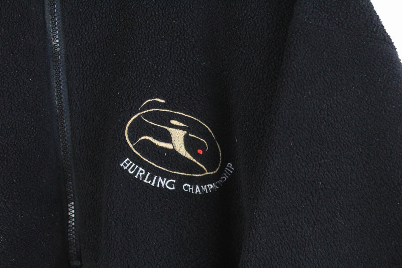 Vintage Guinness Hurling Championship Fleece Half Zip XLarge