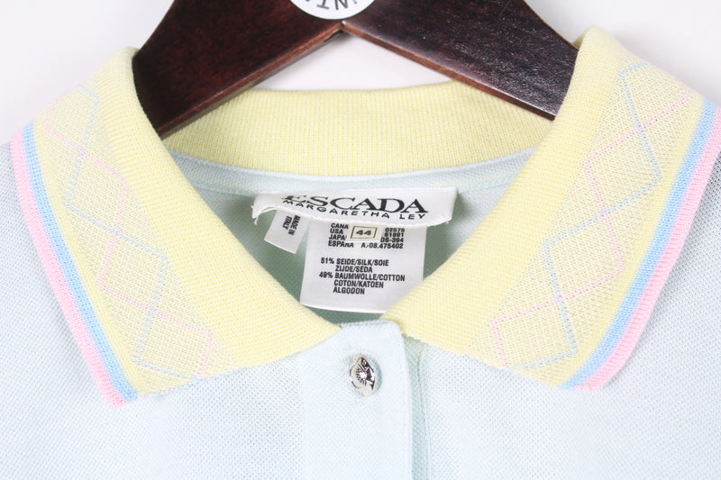 Vintage Escada by Margaretha Ley Polo T-Shirt Women's XLarge