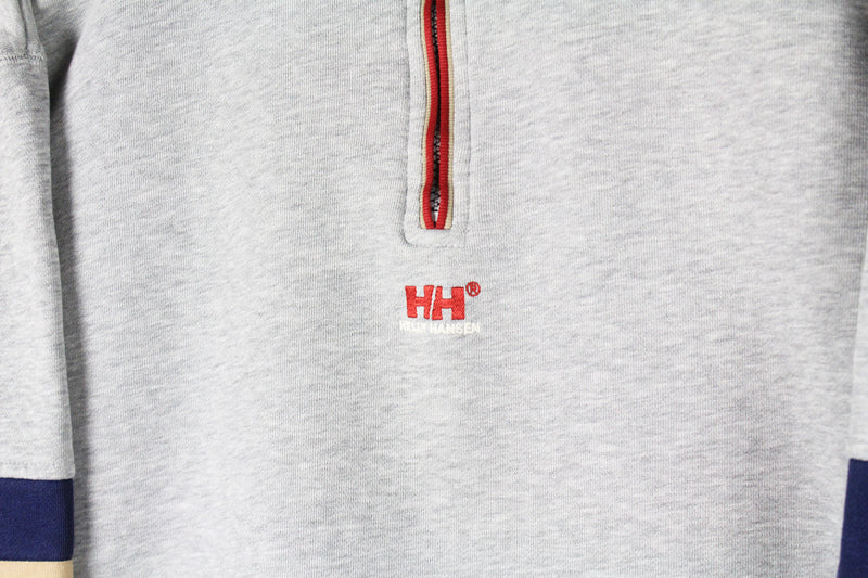 Vintage Helly Hansen Sweatshirt 1/4 Zip Medium