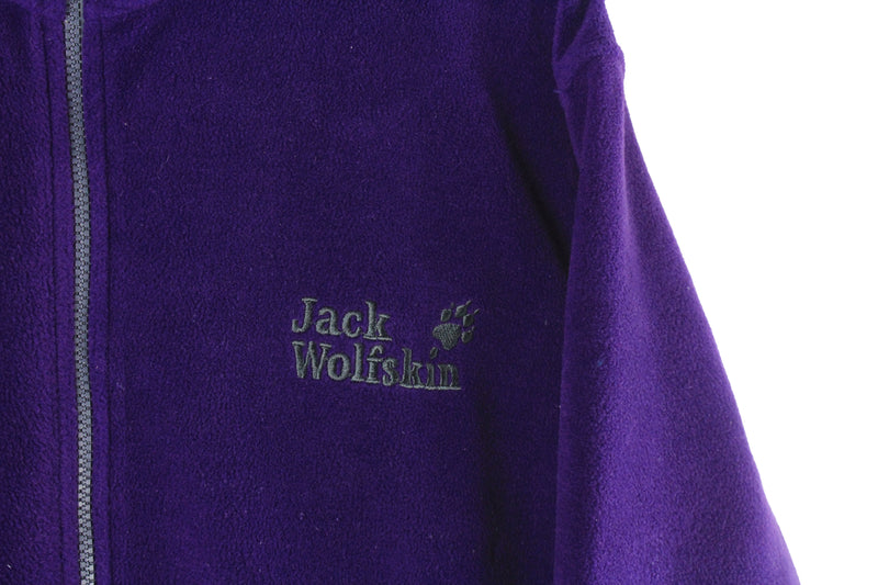 Vintage Jack Wolfskin Fleece Full Zip Large