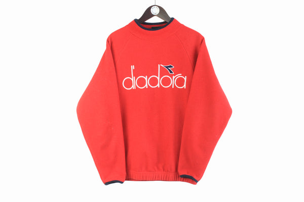 Vintage Diadora Fleece Sweatshirt Small / Medium