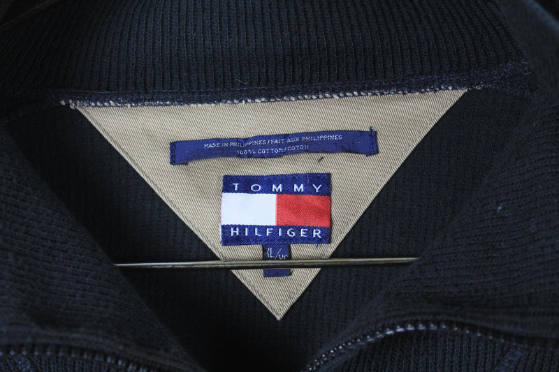 Vintage Tommy Hilfiger Sweatshirt 1/4 Zip XLarge