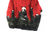 Vintage Panda Fleece Full Zip Women's Large
