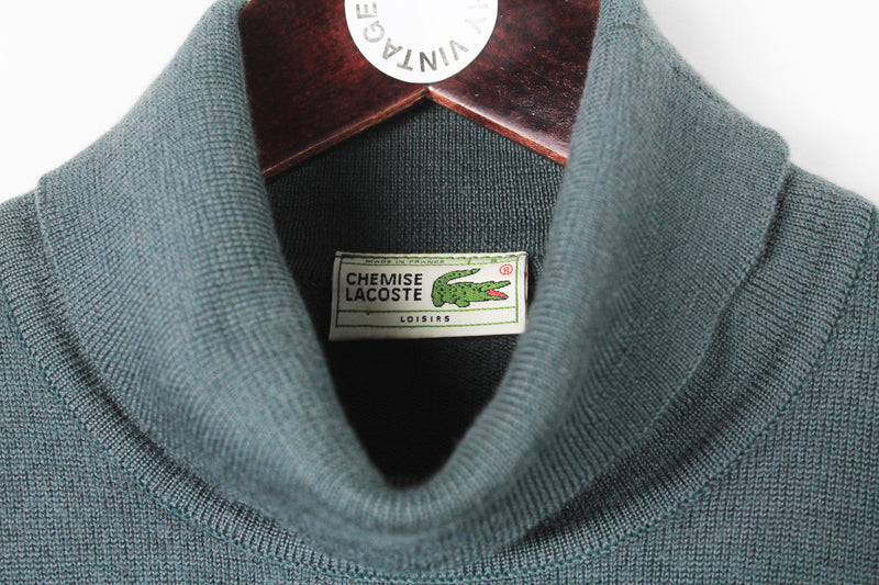 Vintage Lacoste Loisirs Turtleneck Sweater Small / Medium