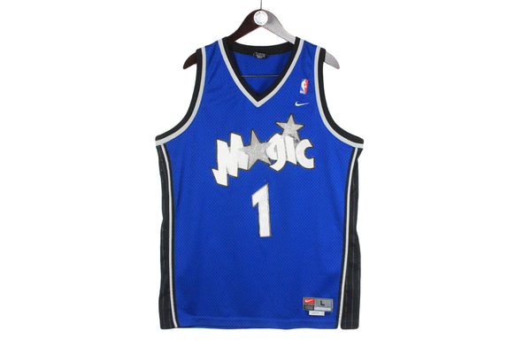 Vintage Orlando Magic #1 McGrady Nike Jersey Top Large