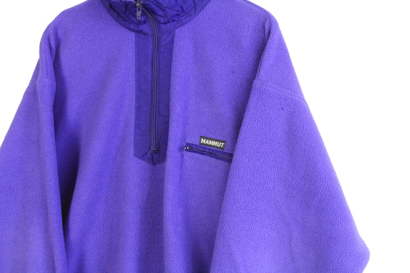 Vintage Mammut Fleece Half Zip Large