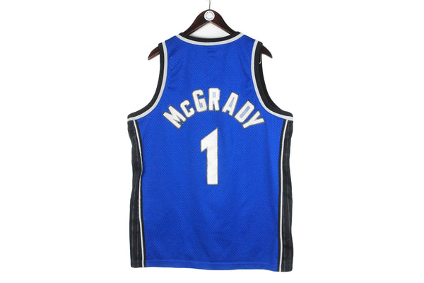 Vintage Orlando Magic #1 McGrady Nike Jersey Top Large