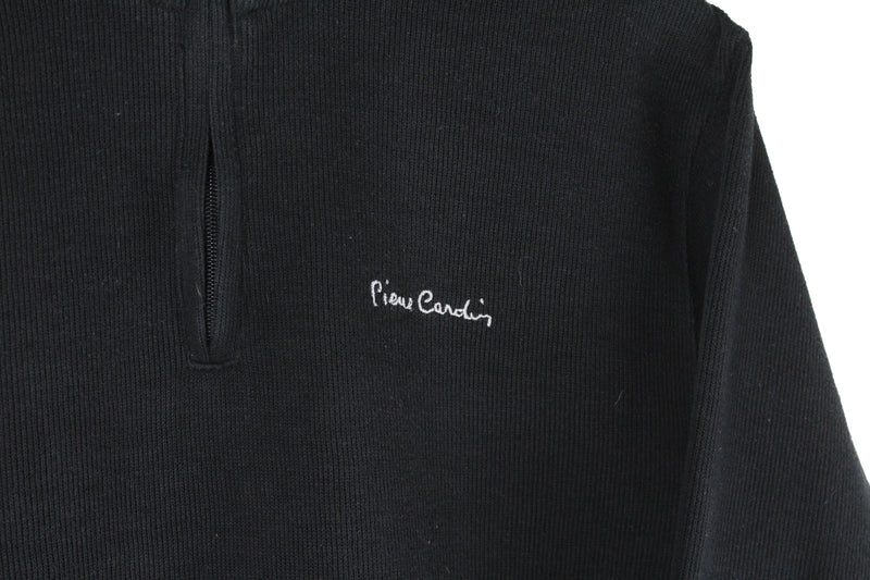 Vintage Pierre Cardin Sweatshirt 1/4 Zip Large