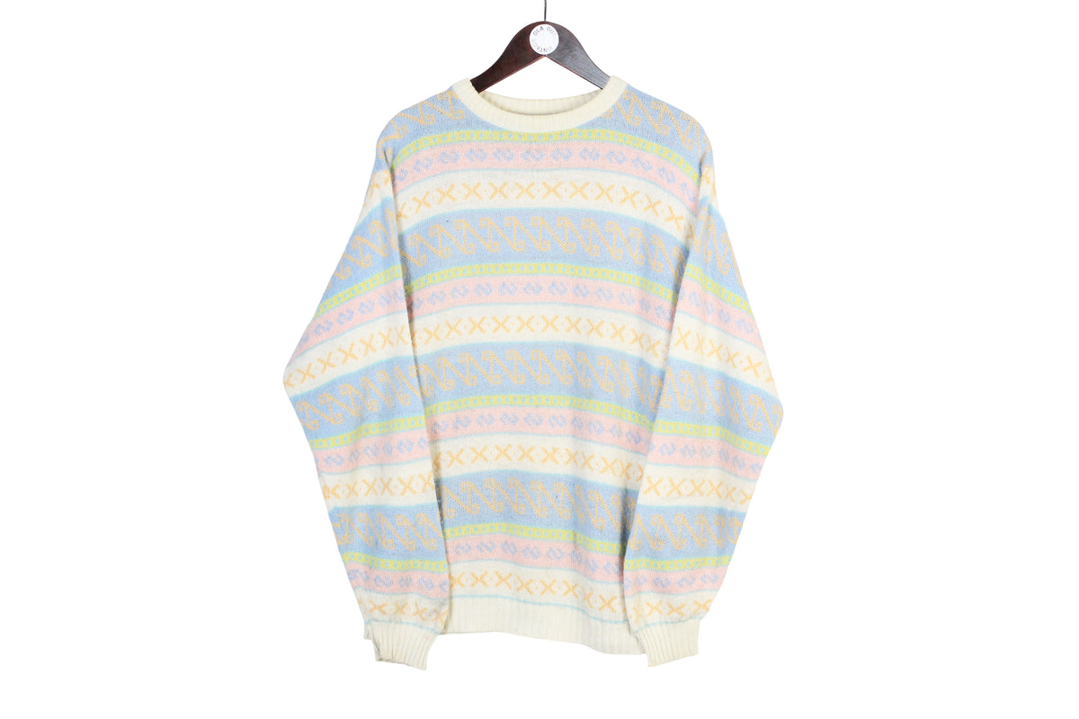 Robe-pull tricot intarsia laine mélangée pour filles | Ralph Lauren® FR