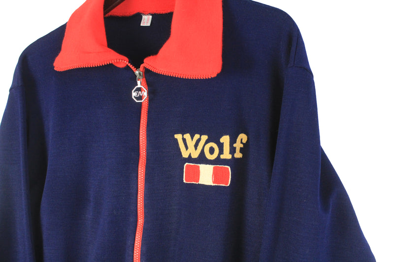 Vintage Wolf Formula 1 Team Track Jacket Large