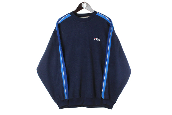 Vintage Fila Fleece Sweatshirt Large