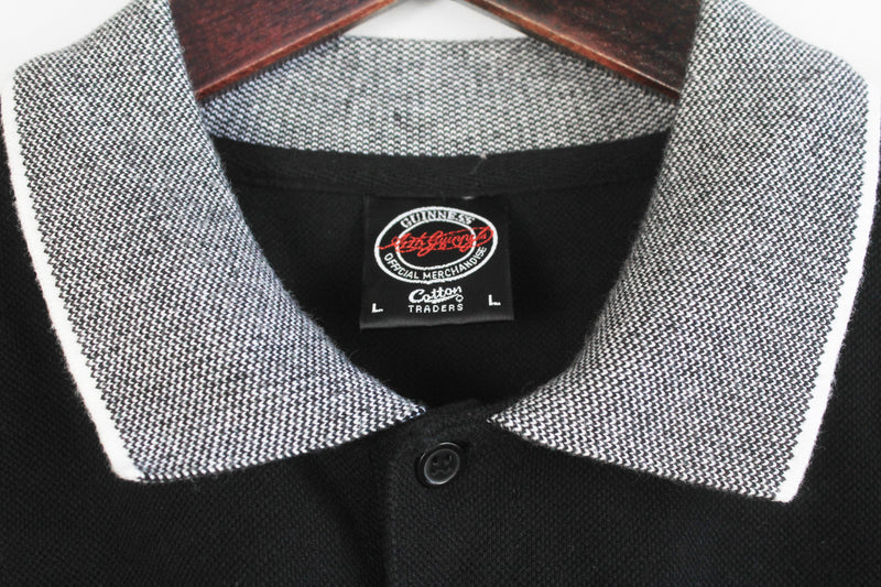 Vintage Guinness Polo T-Shirt XLarge