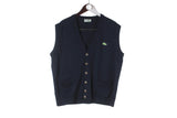 Vintage Lacoste Vest Cardigan Medium / Large