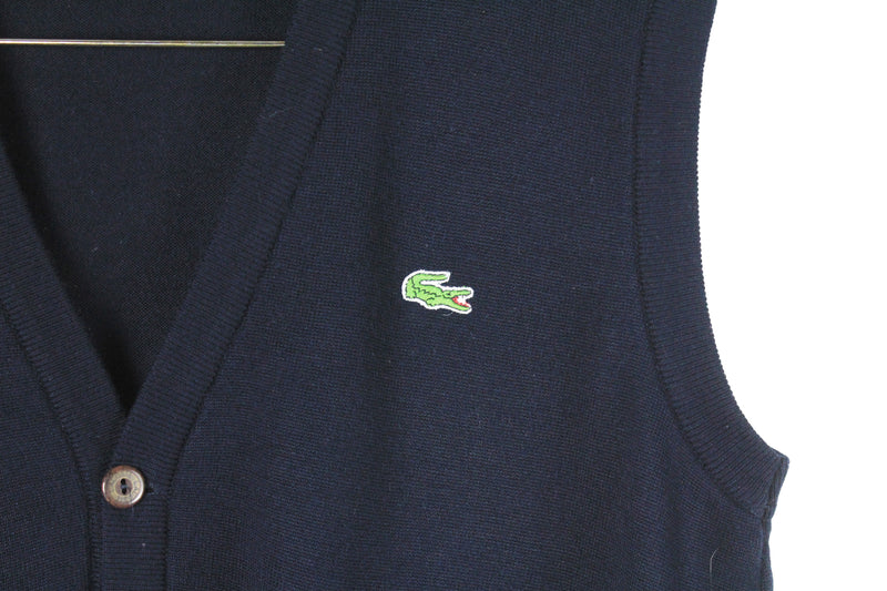 Vintage Lacoste Vest Cardigan Medium / Large