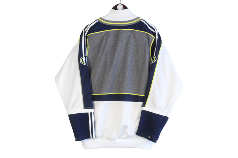 Vintage Adidas Track Jacket 3/4 Sleeve Large