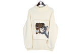 Vintage Jc de Castelbajac "Tom & Jerry" Turtleneck Sweater Small / Medium