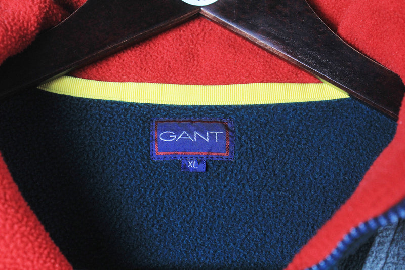 Vintage Gant Fleece 1/4 Zip XLarge