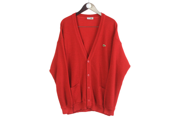 Vintage Lacoste Cardigan Large