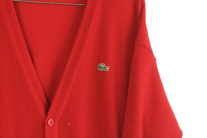 Vintage Lacoste Cardigan Large