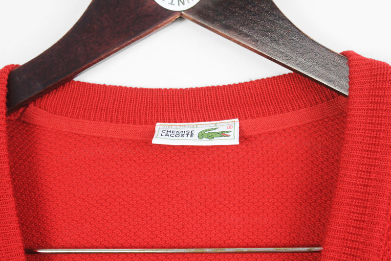 Vintage Lacoste Cardigan Large