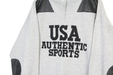 Vintage USA Sweatshirt 1/4 Zip Large